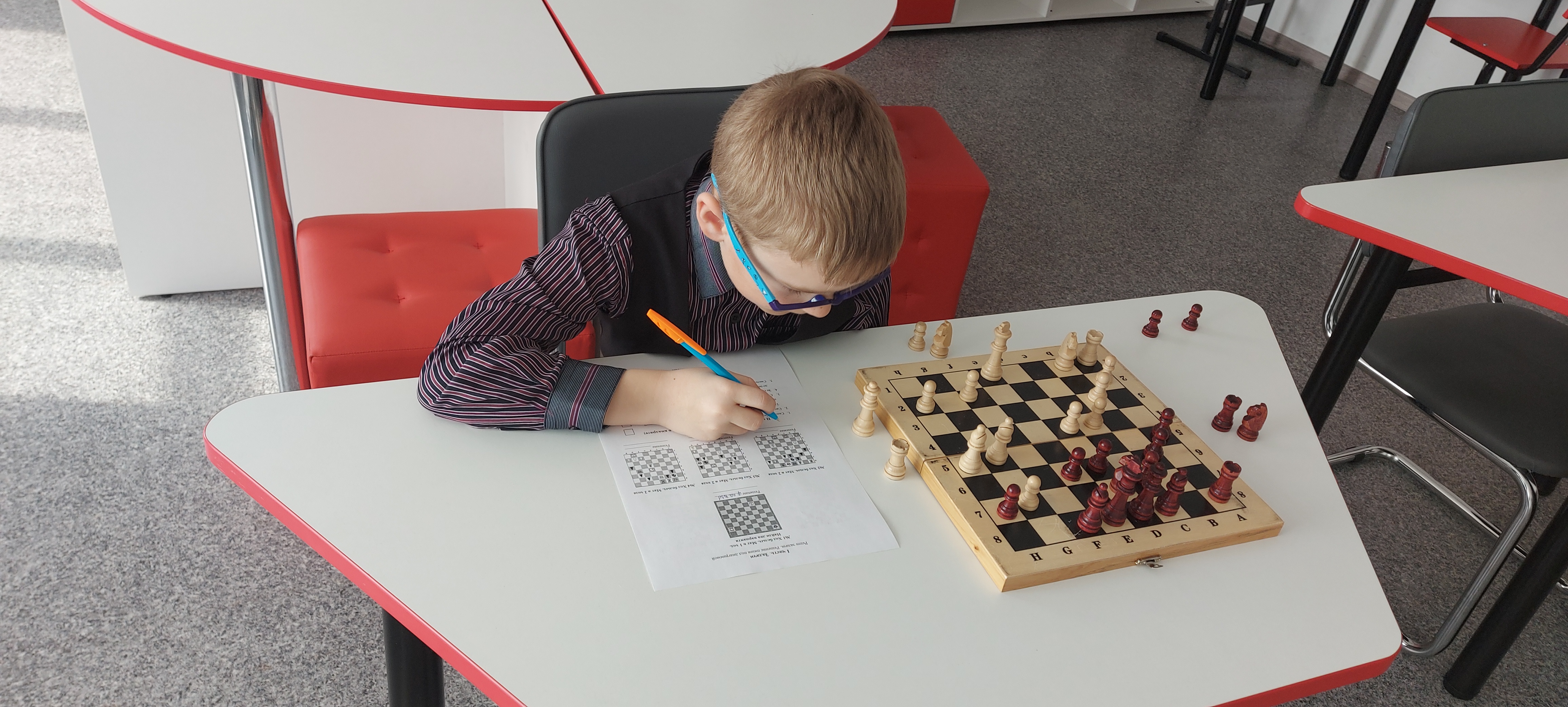Учавствуем в олимпиаде по шахматам